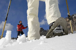 Salutare l'inverno sulle ciaspole