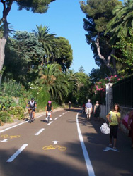 Pedalata vista mare 1 Il nuovo tratto tra Arma e Sanremo