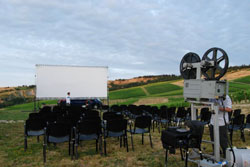 Cinema tra i vigneti di Predappio