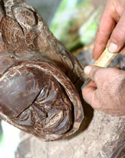 Scultura di cioccolato