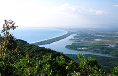 S. Felice Circeo, veduta dei laghi di Paola e Caprolace