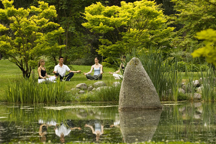 Comano Yoga e meditazione nel silenzio del parco