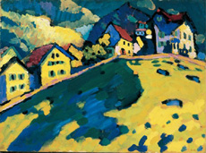 Wassily Kandinsky, Composizione. Paesaggio, 1915