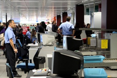 Controlli all'aeroporto di Fiumicino