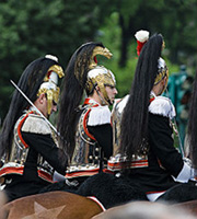 Corazzieri a cavallo