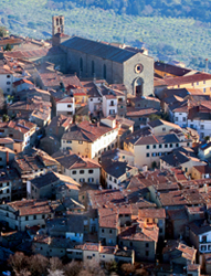 Cortona dall'alto