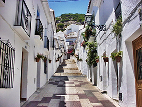 Mijas e le sue vie bianche