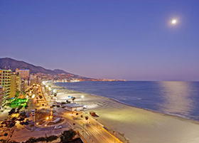 La lunga spiaggia di Fuengirola