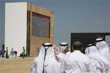 Preparativi per l'inaugurazione a Dubai