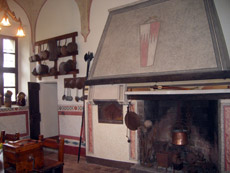 La cucina del Castello di San Pietro in Cerro