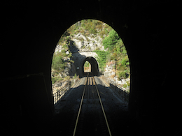 Cuneo Un tratto della linea Ventimiglia-Cuneo