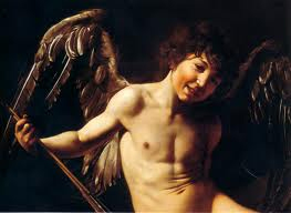 Cupido in un dipinto del Caravaggio, 1601 circa