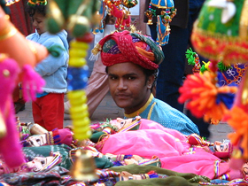 Delhi Un volto tra i colori del mercato