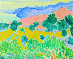 L'immutabile paesaggio di Sainte-Maxime 1 André Derain, Paesaggio dal mare: la Costa Azzurra vicino Agay, 1905 © National Gallery of Canada