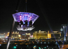 A cena nel cielo di Las Vegas