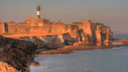 Il Forte sull'isola di Diu