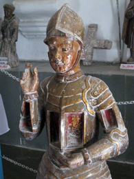 Una scultura conservata nel museo di San Tommaso