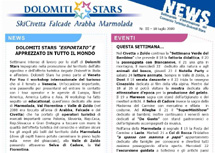 Un "giornalino" stampabile per i turisti sulle Dolomiti