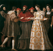 Nozze di Caterina de' Medici con Enrico di Valois. Jacopo di Chimenti da Empoli, 1600. Firenze, Galleria degli Uffizi