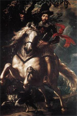 Pieter Paul Rubens, Ritratto equestre di Giovan Carlo Doria, 1606. Genova, Galleria Nazionale della Liguria a Palazzo Spinola