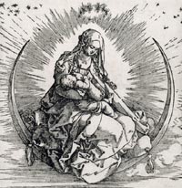 La Vergine sulla mezzaluna, 1511 circa