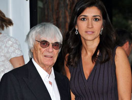 Bernie Ecclestone e Fabiana Flosi