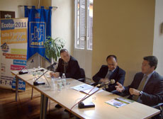 Un momento della conferenza stampa di presentazione