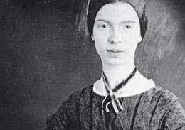 Un ritratto di Emily Dickinson originaria proprio di Amherst