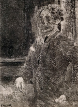 Ensor, Il mio ritratto da scheletro, 1889