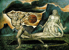 Abele trovato da Adamo ed Eva, William Blake 1826, Tate Gallery, Londra