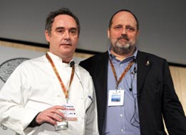 Ferran Adrià e Paolo Marchi