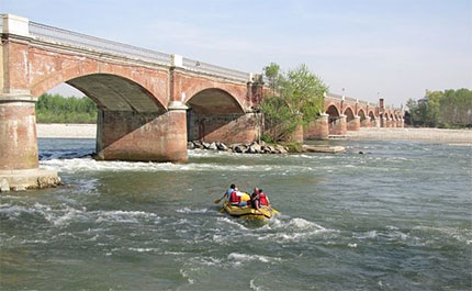 Rafting sul Po a Verrua (Foto di Paola Palazzolo)