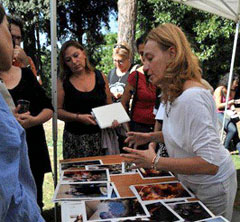 Paola Brivio, photo editor di Geo, al Laboratorio di fotografia nell'edizione dell'anno scorso 