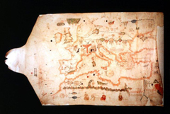 Albino de Canepa, Carta da navigare, Milano, Jaca Book, 1990, dal manoscritto (1480) conservato presso la Società Geografica Italiana, Cartoteca
