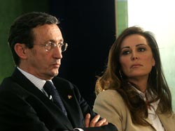 Gianfranco Fini e Daniela Santanchè