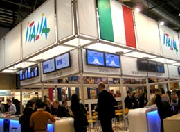 Lo stand dell'Italia alla Fitur di Madrid