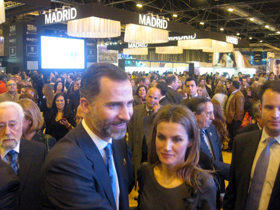 Il principe Felipe con la moglie Letizia Ortiz