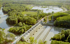 In bicicletta sul fiume Po