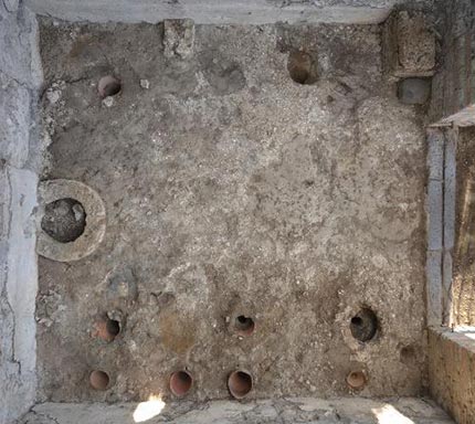 La fornace ritrovata a Pompei