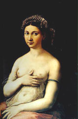 Raffaello Sanzio, La Fornarina, 1520  