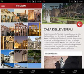 Un'app per visitare Roma antica