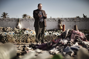 Il giardino privato di Mohsen Lihidheb. Foto: Mattia Insolera/Luzphoto