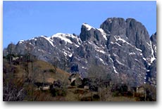 La parete sud del monte Pedum