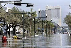 Canal Street dopo l'uragano