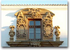 Almagro, balcone di un palazzo