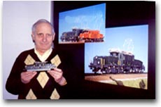 Bruno Baumgartner, fondatore del museo privato di ferro-modellismo