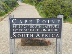 Arrivo a Cape Point