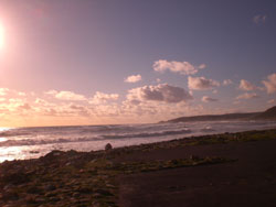 Tramonto sull'Oceano Atlantico