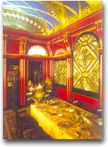Vittoriale Cheli, la sala da pranzo per gli ospiti