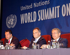 OMT: incontro a Sharm el Sheik su povertà e clima 2 A sinistra Francesco Frangialli